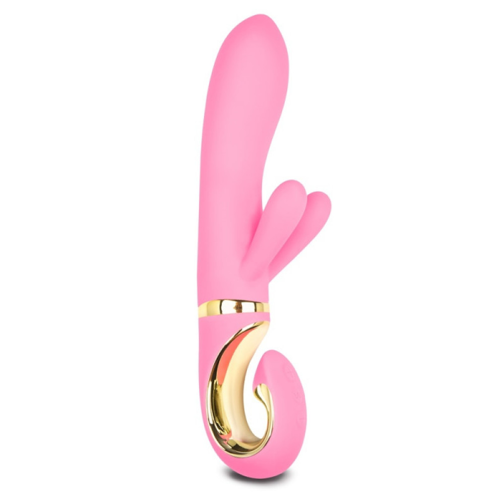Вибратор-кролик G-Vibe из силикона, розовый, 23.5 см х 4 см фото №0 — секс игрушки: Украина, NO TABOO