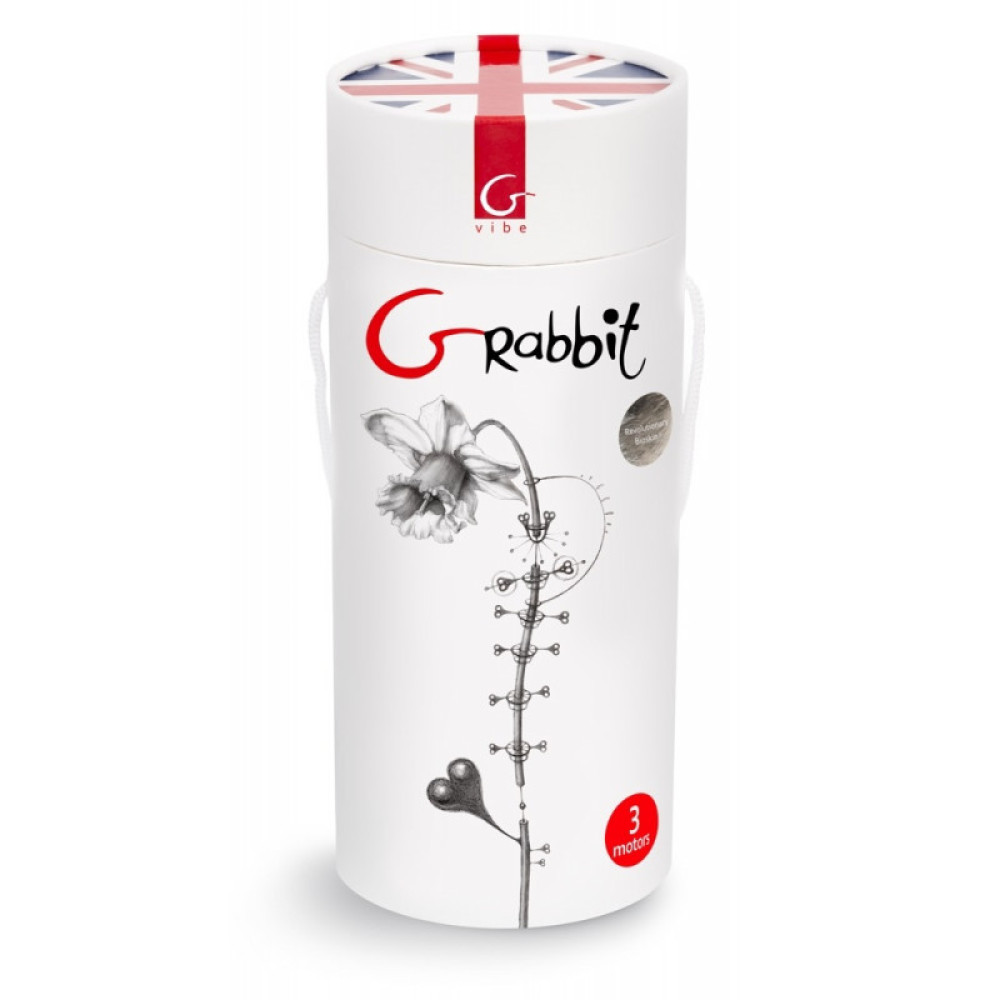 Вибратор-кролик G-Vibe из силикона, розовый, 23.5 см х 4 см фото №3 — секс игрушки: Украина, NO TABOO