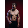Портупея мужская из натуральной кожи, черная, One Size, Candy Hero 40 см х 2 см, фото №2 — секс шоп Украина, NO TABOO
