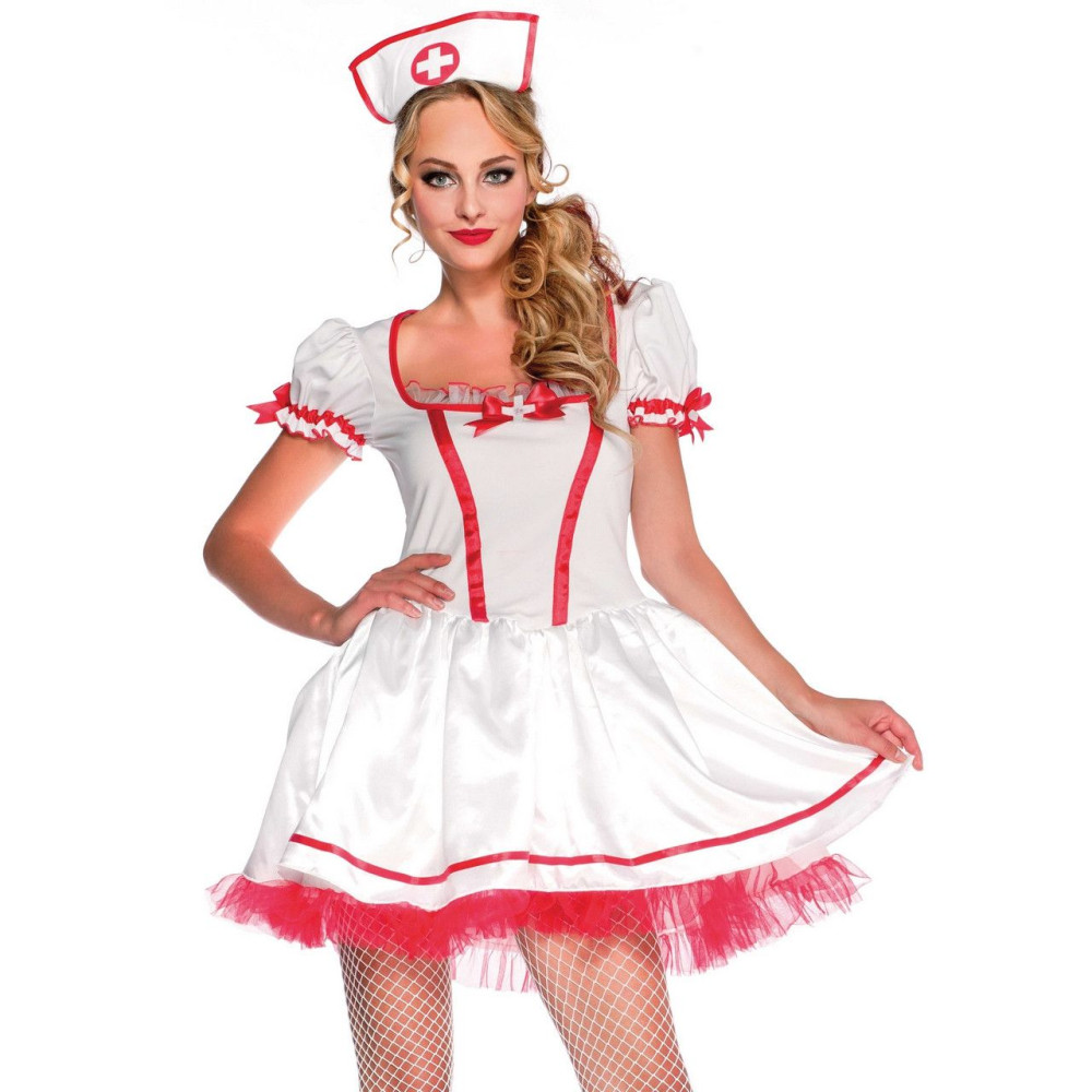 Костюм медсестры для ролевой игры Leg Avenue Naughty Nurse Costume, размер M, фото №7 — секс шоп Украина, NO TABOO