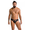 Мужские трусы брифы Slip Open Joe, XXL/XXXL, с интимным вырезом, черного цвета, фото №1 — секс шоп Украина, NO TABOO