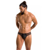 Мужские трусы слипы Passion Men Slip Timmy, XXL/XXXL, черные, фото №1 — секс шоп Украина, NO TABOO