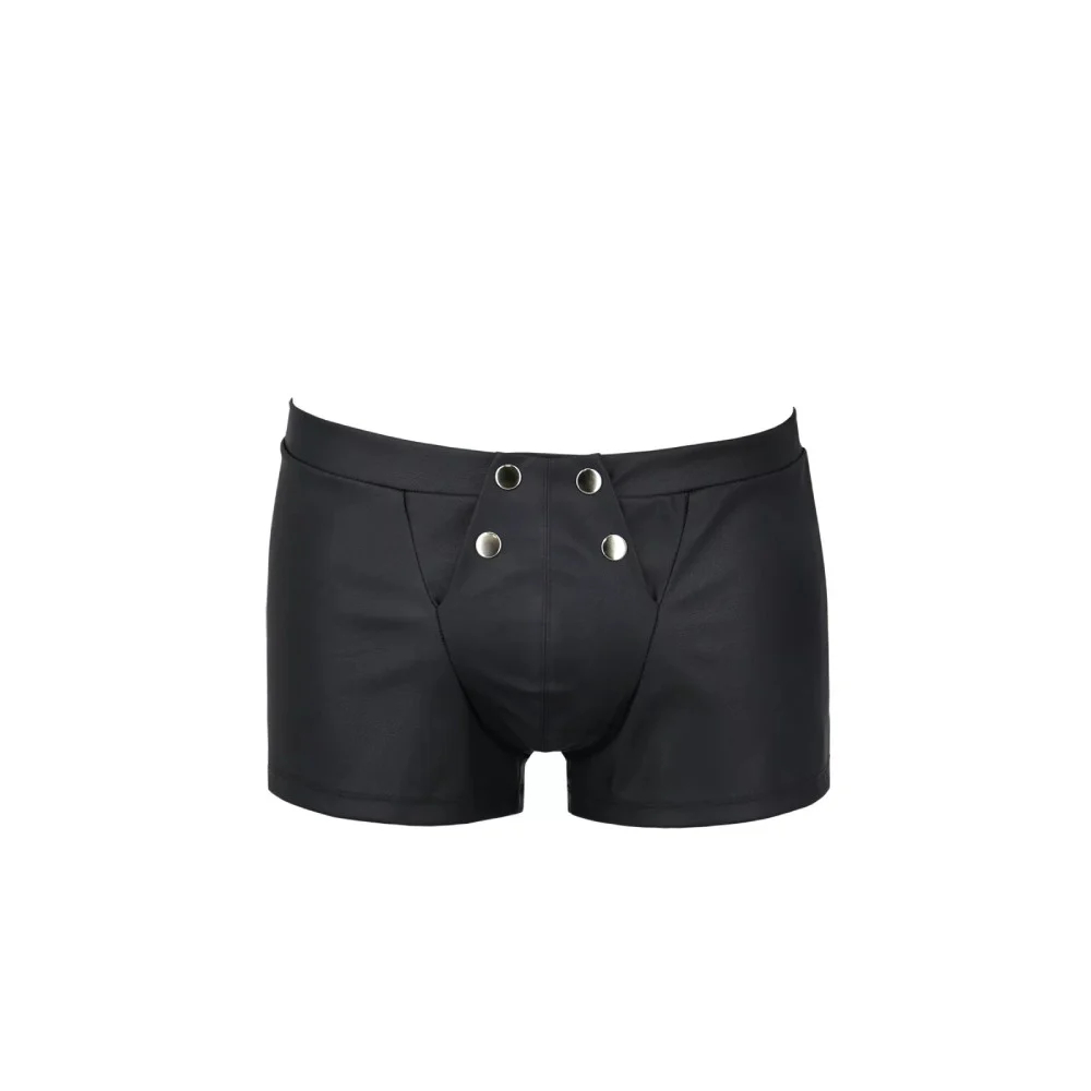 Сексуальные мужские трусы Passion Men Patrick, L/XL, с заклепками, черные, фото №3 — секс шоп Украина, NO TABOO