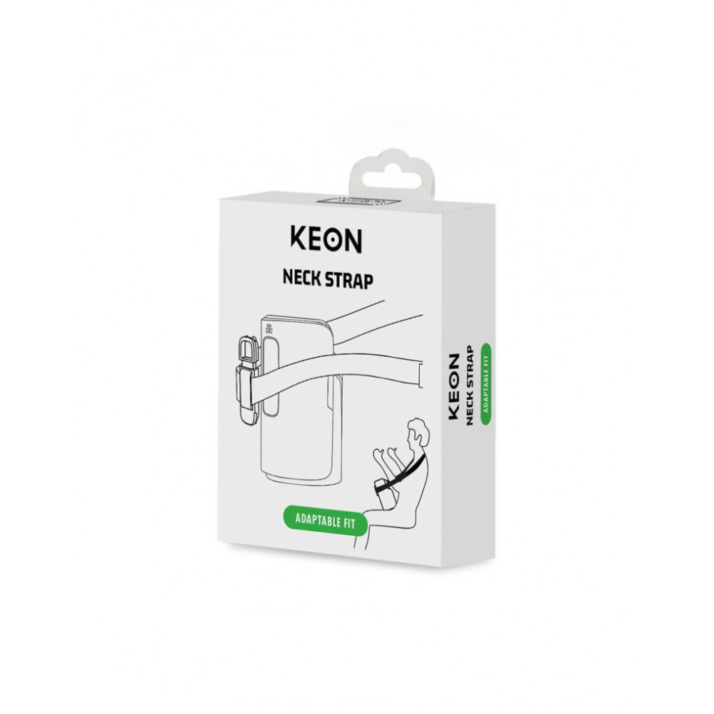 Шейный ремешок Keon Accessory NECK Strap для автоматического мастурбатора Kiiroo, черный фото №2 — секс игрушки: Украина, NO TABOO