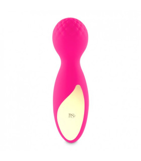 Вібратор міні-мікрофон Rianne S Essentials Lovely Leopard Mini Wand Roze у сумочці, рожевий, 12 см x 3.5 см - No Taboo