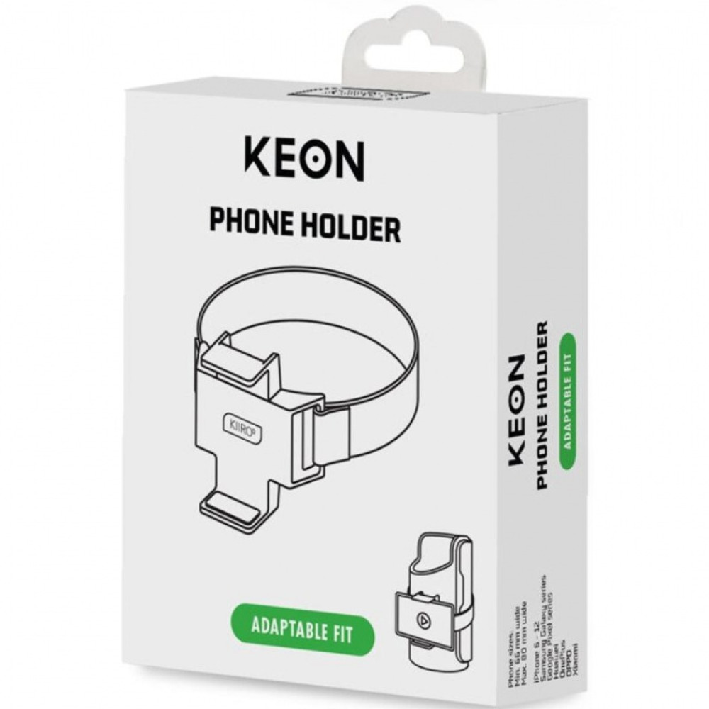 Холдер для телефона Keon Accessory PHONE Holder для автоматического мастурбатора Kiiroo, чорний фото №3 — секс игрушки: Украина, NO TABOO