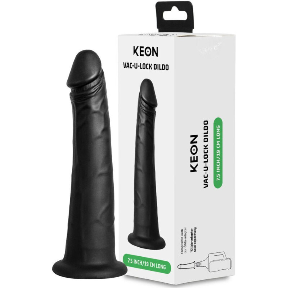 Реалистичный фаллоимитатор Keon Accessory Vac U Lock Dildo для автоматического мастурбатора Kiiroo, 19.1 см х 4.7 см фото №0 — секс игрушки: Украина, NO TABOO