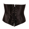 Корсет с открытым бюстом, S, Cottelli Collection Party Corset Open Cup на талию, черный, фото №5 — секс шоп Украина, NO TABOO