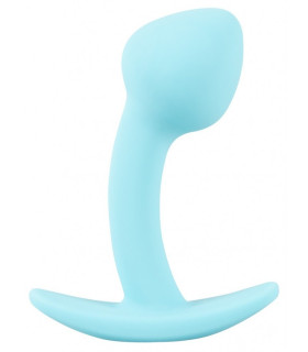 Анальная пробка Cuties Plugs Blue голубая, 7.1 см х 2.6 см - No Taboo