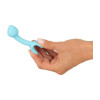 Анальная пробка Cuties Plugs Blue голубая, 7.1 см х 2.6 см фото №3 — секс игрушки: Украина, NO TABOO