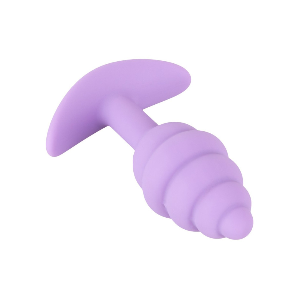 Анальная пробка Cuties Plugs Purple фиолетовая, 7.5 см х 2.8 см фото №5 — секс игрушки: Украина, NO TABOO