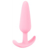 Анальная пробка Cuties Plugs Rose розовая, 8.4 см х 2.1 см фото №4 — секс игрушки: Украина, NO TABOO