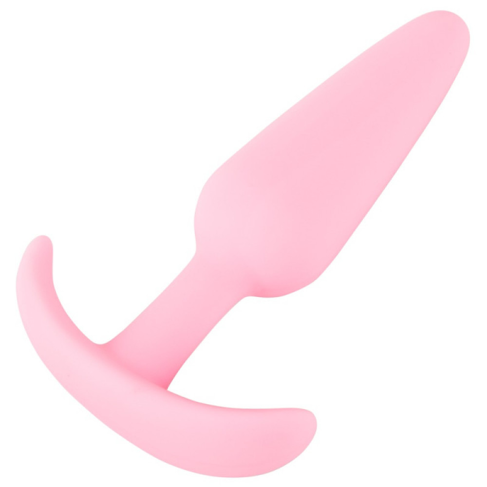 Анальная пробка Cuties Plugs Rose розовая, 8.4 см х 2.1 см фото №5 — секс игрушки: Украина, NO TABOO