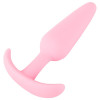 Анальная пробка Cuties Plugs Rose розовая, 8.4 см х 2.1 см фото №5 — секс игрушки: Украина, NO TABOO