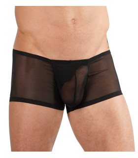 Мужские шорты боксеры Men's Pants, S, полупрозрачные, черные - No Taboo