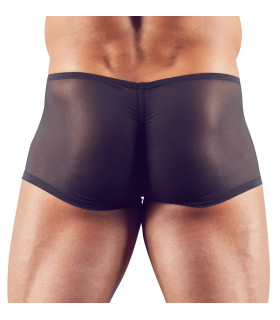 Мужские шорты боксеры Men's Pants, S, полупрозрачные, черные - No Taboo