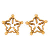 Зажимы для сосков Bad Kitty Nipple Jewellery Golden Flower из стали, фото №2 — секс шоп Украина, NO TABOO