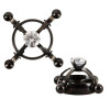 Зажимы для сосков Bad Kitty Nipple Jewellery Shiny Star из стали, фото №4 — секс шоп Украина, NO TABOO