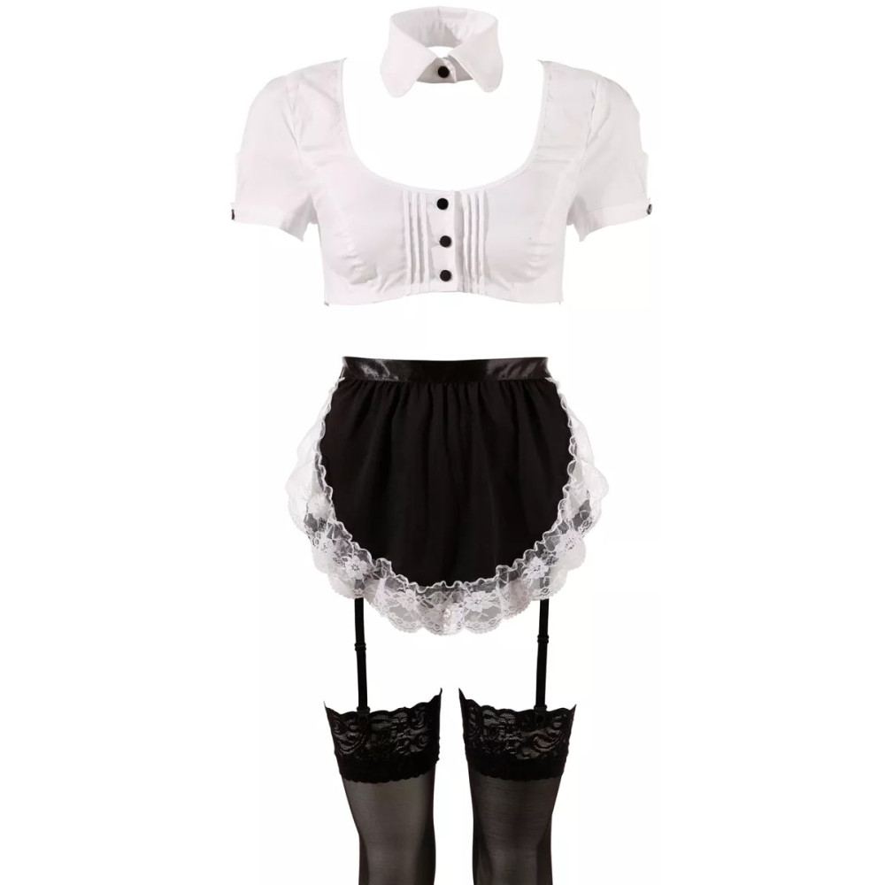 Ролевой костюм горничной Cottelli Collection Costumes Maid Set 6 предметов, M, фото №4 — секс шоп Украина, NO TABOO
