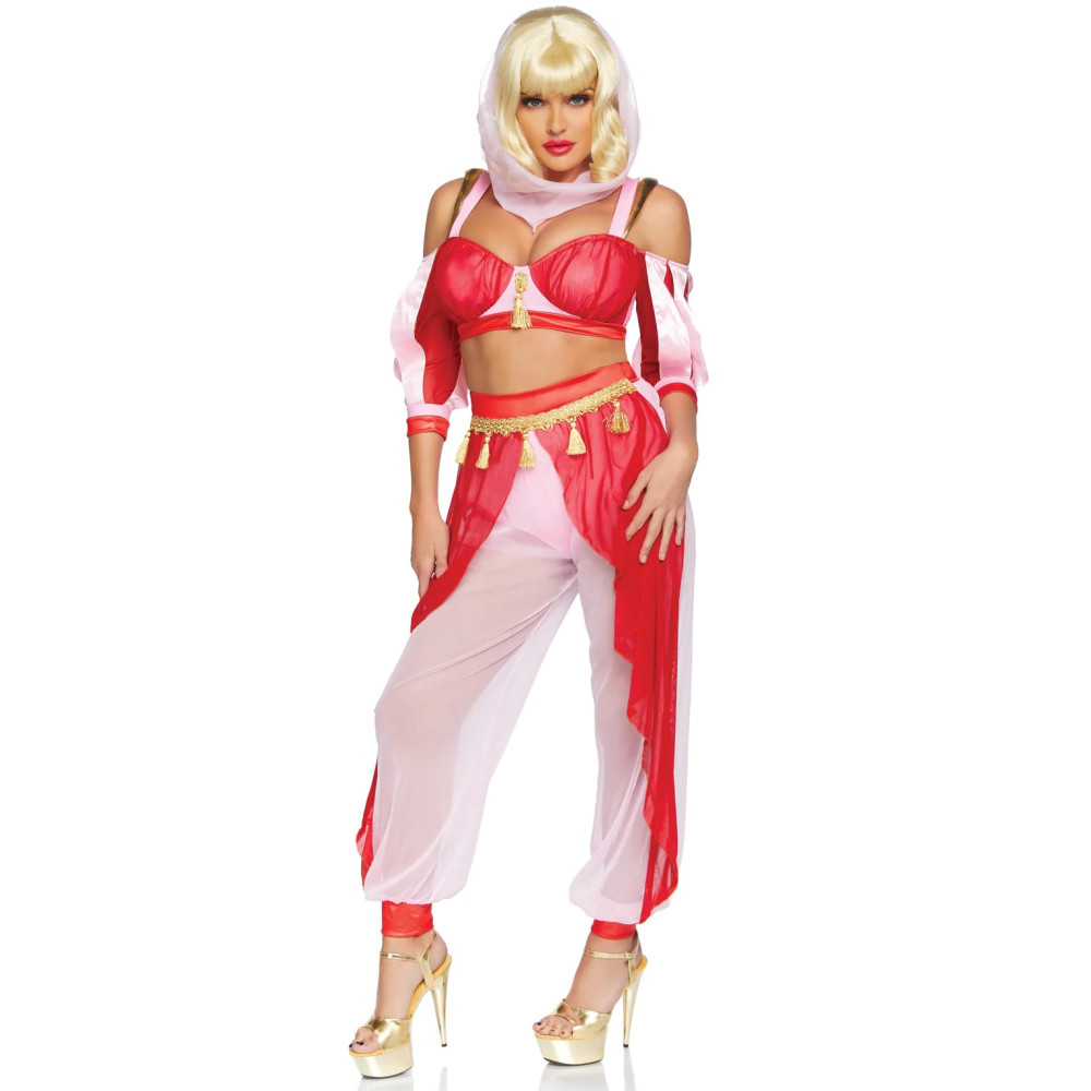 Костюм джина Leg Avenue, М, Costume Dreamy Genie, красный, фото №0 — секс шоп Украина, NO TABOO
