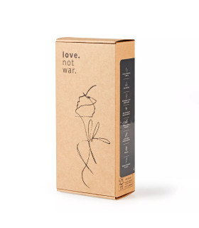 Міні-вібратор Love Not War Amore Grey сірий, 13.50 см х 2.30 см - No Taboo