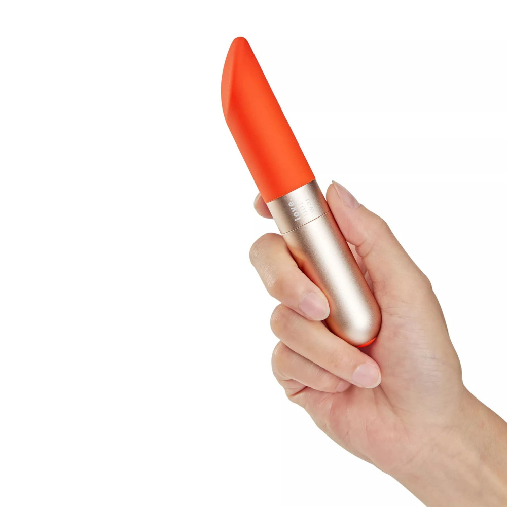 Мини-вибратор Love Not War Amore Orange оранжевый, 13.50 см х 2.30 см фото №3 — секс игрушки: Украина, NO TABOO