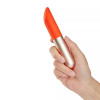 Мини-вибратор Love Not War Amore Orange оранжевый, 13.50 см х 2.30 см фото №3 — секс игрушки: Украина, NO TABOO
