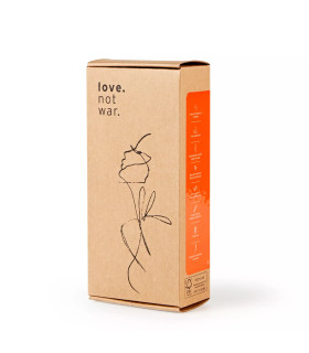 Мини-вибратор Love Not War Amore Orange оранжевый, 13.50 см х 2.30 см - No Taboo