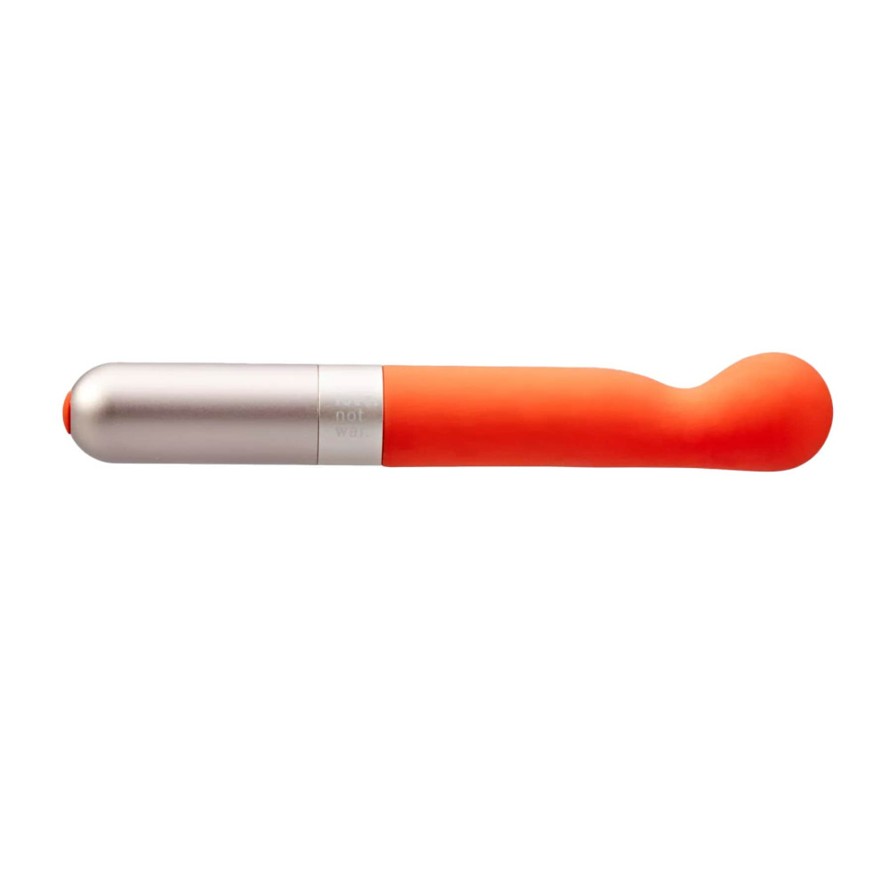Вибратор Love Not War Kama Orange оранжевый, 17.5 см х 2.3 см фото №4 — секс игрушки: Украина, NO TABOO