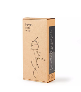 Мини-вибратор Love Not War Maya золотой, 12 см х 2.3 см - No Taboo