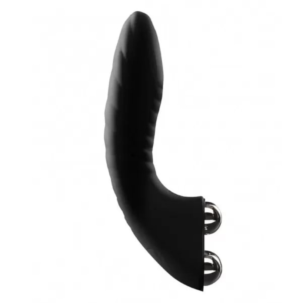 Универсальный вибратор для пар HOT StiVi The Real Threat Partner Vibrator черный, 17 см х 5.5 см фото №7 — секс игрушки: Украина, NO TABOO