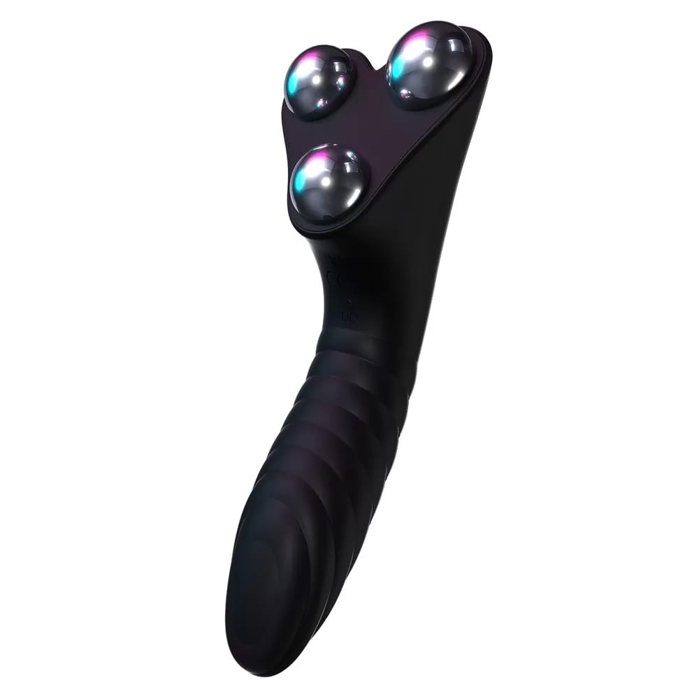 Универсальный вибратор для пар HOT StiVi The Real Threat Partner Vibrator черный, 17 см х 5.5 см фото №0 — секс игрушки: Украина, NO TABOO