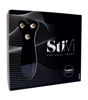 Універсальний вібратор для пар HOT StiVi The Real Threat Partner Vibrator чорний, 17 см х 5.5 см - No Taboo