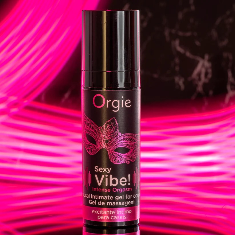 Жидкий вибратор для интимных зон Orgie Sexy Vibe! Intense Orgasm усиление оргазма, 15 мл, фото №6 — секс шоп Украина, NO TABOO