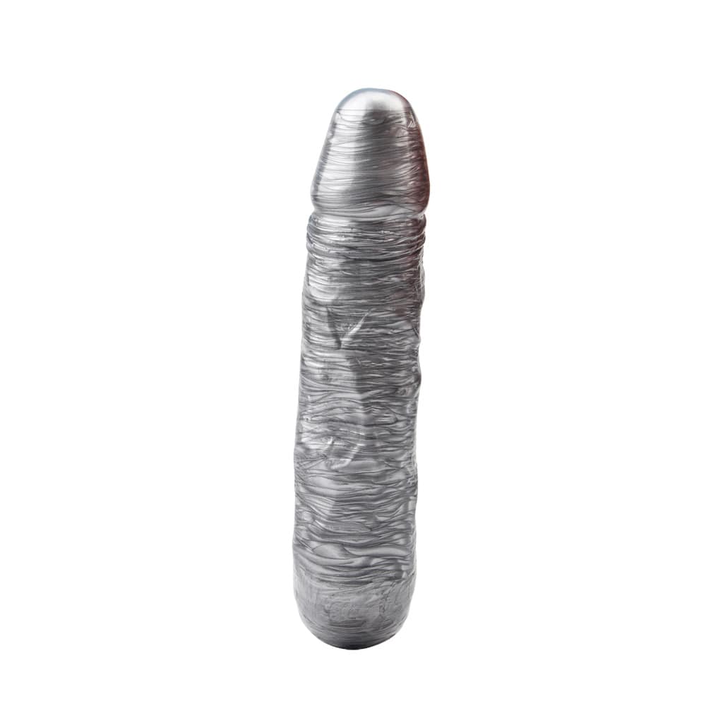 Фаллоимитатор двусторонний Chisa Dixie Normous, серебристый, 34 см х 2.5 см х 3.4 см фото №3 — секс игрушки: Украина, NO TABOO