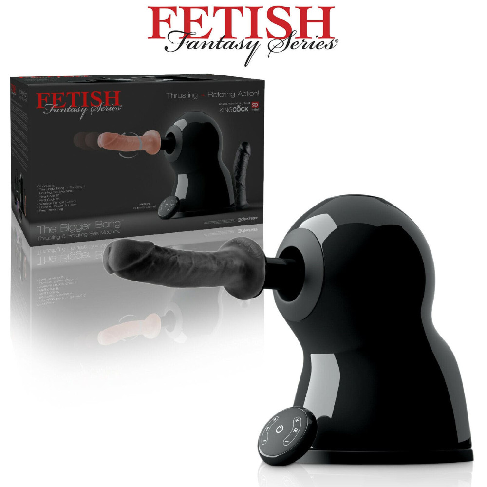 Секс-машина Pipedream Fetish Fantasy The Bigger Bang Thrusting & Rotating Sex Machine з пультом і двома насадками фото №7 — секс іграшки: Україна, NO TABOO