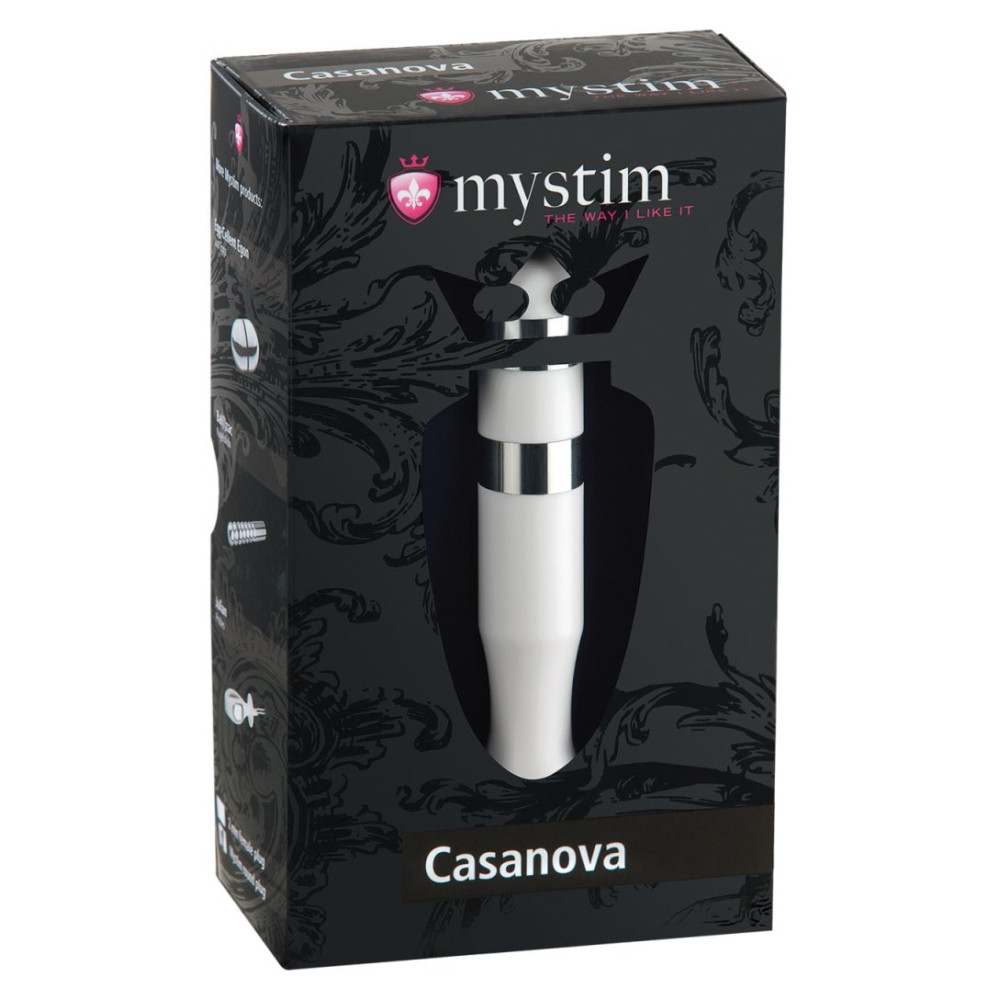 Универсальный дилдо Mystim Casanova Unisex Dildo для электростимуляции, 10 х 2 см, фото №0 — секс шоп Украина, NO TABOO
