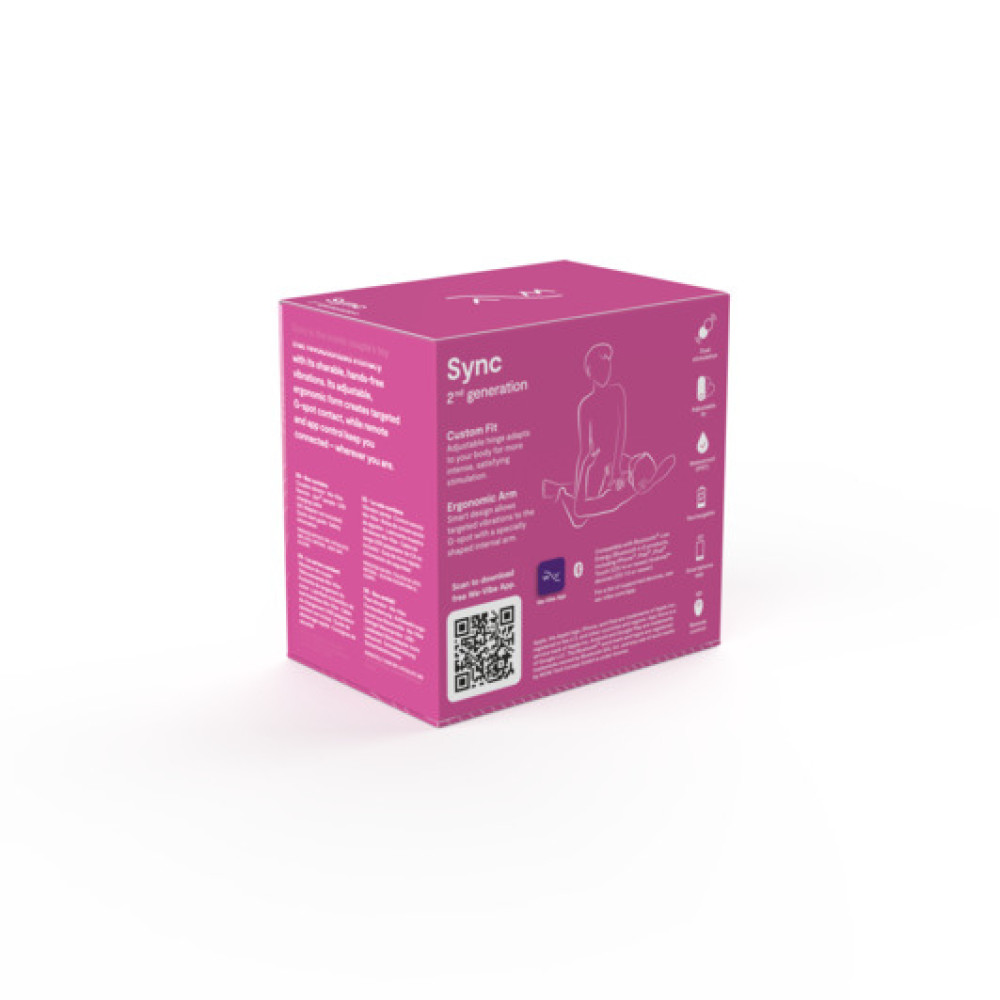 Инновационный смарт вибратор We Vibe Sync 2 Rose для пары, розовый фото №13 — секс игрушки: Украина, NO TABOO