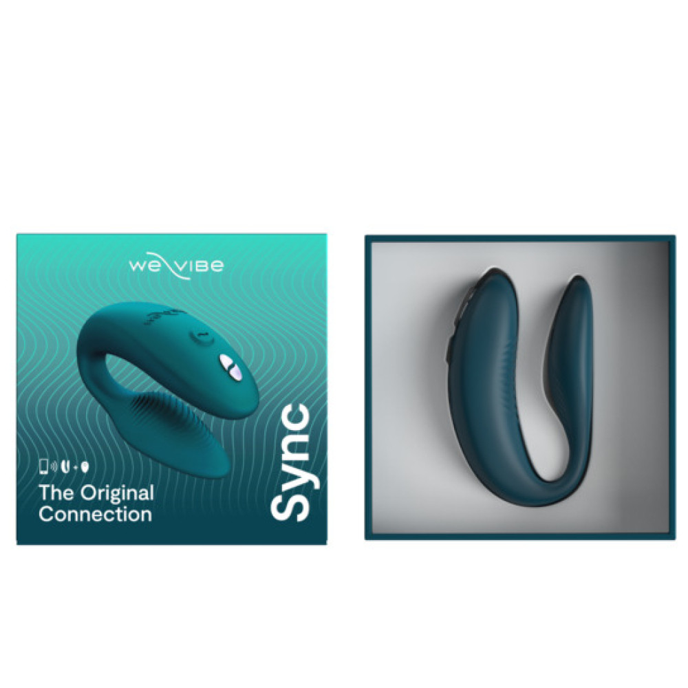 Инновационный смарт вибратор We Vibe Sync 2 Velvet Green для пары, зеленый фото №9 — секс игрушки: Украина, NO TABOO