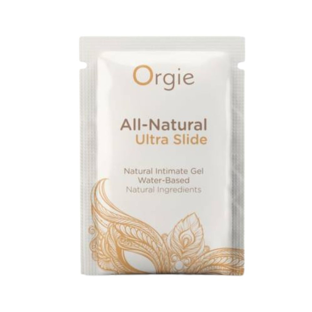 Сашет Лубрикант ультраскользкий на водной основе All-Natural Ultra Slide Orgie, натуральный, 2 мл, фото №0 — секс шоп Украина, NO TABOO