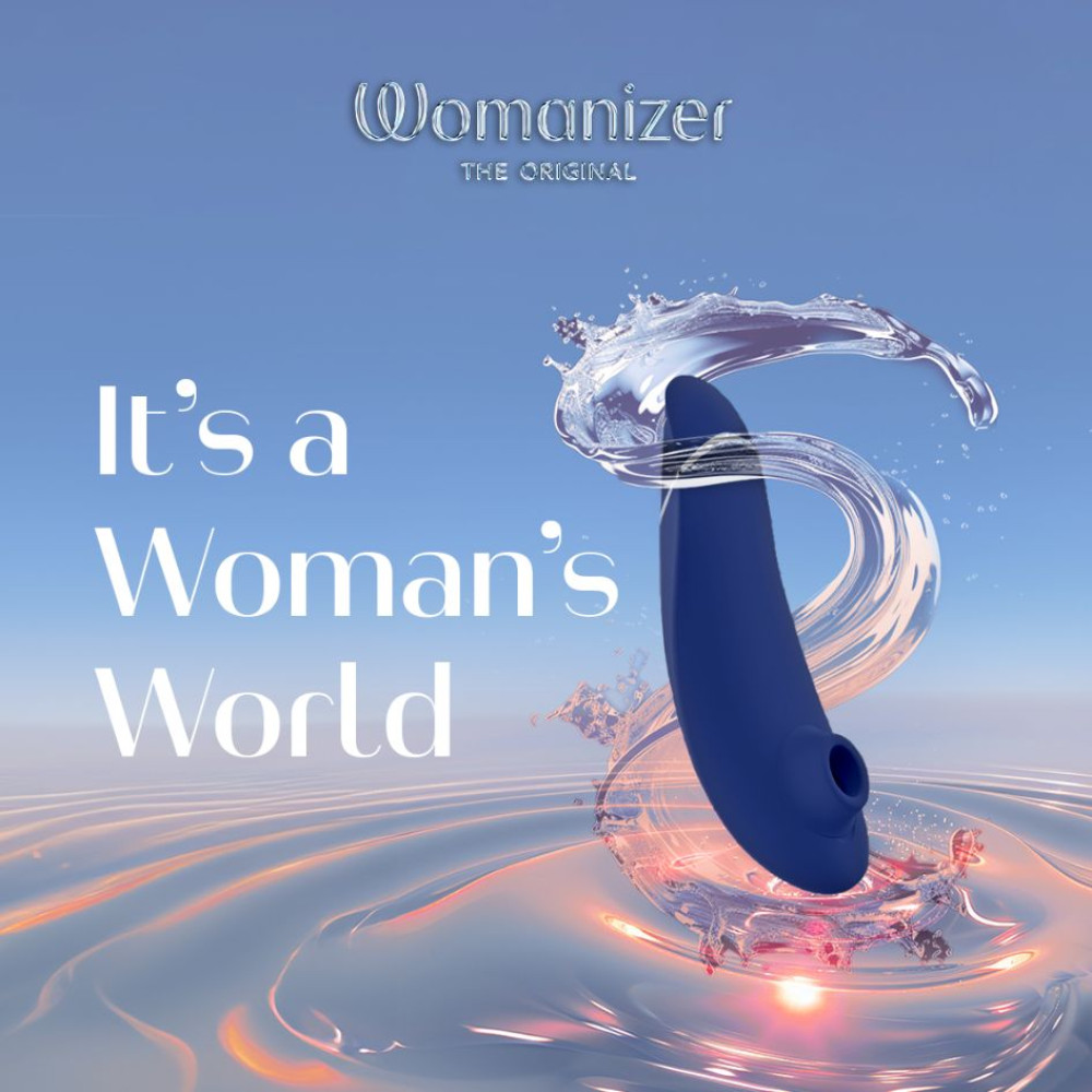 Womanizer Premium 2 бесконтактный клиторальный стимулятор (Вуманайзер Премиум 2), синий фото №30 — секс игрушки: Украина, NO TABOO