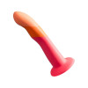 Нереалистичный фаллоимитатор ROMP Dizi Dildo насадка на страпон на присоске, для точки G и P, оранж, 18 см х 3.5 см фото №2 — секс игрушки: Украина, NO TABOO