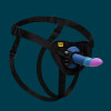 Набор для пеггинга страпон и ремни ROMP Piccolo Pegging Kit для точки G и P, синий, 14 см х 2.9 см фото №2 — секс игрушки: Украина, NO TABOO