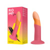 Нереалистичный фаллоимитатор ROMP Dizi Dildo насадка на страпон на присоске, для точки G и P, оранж, 18 см х 3.5 см фото №1 — секс игрушки: Украина, NO TABOO