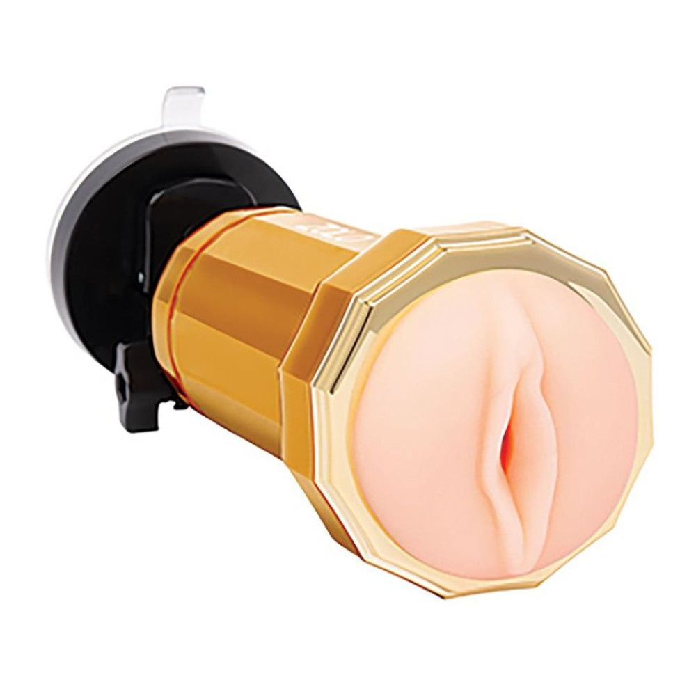 Мастурбатор вагина в колбе на присоске Zolo Vibrating Personal Trainer с вибрацией, 28 х 9 см фото №2 — секс игрушки: Украина, NO TABOO