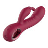 Вибратор кролик рельефный Dream Toys Glam Rabbit Vibe красный, 22.5 х 4 см фото №8 — секс игрушки: Украина, NO TABOO