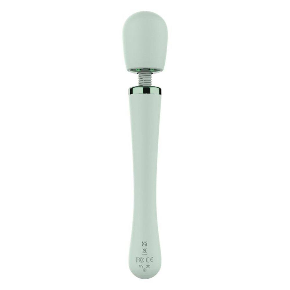 Вибратор микрофон Dream Toys Glam XL Wand Vibrator мятный, 30.5 см х 5.2 см фото №6 — секс игрушки: Украина, NO TABOO