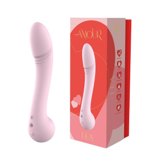 Вибратор классический для стимуляции точки G Dream Toys Amour Lea, розовый, 22.1 х 4 см - No Taboo