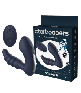  Массажер простаты с бусинами Startroopers Voyager Prostate Massager с пультом, 13.5 см х 3.1 см - No Taboo