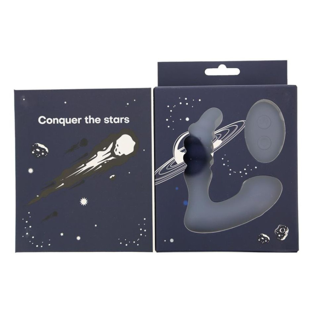  Массажер простаты с бусинами Startroopers Voyager Prostate Massager с пультом, 13.5 см х 3.1 см фото №9 — секс игрушки: Украина, NO TABOO